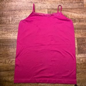 Hot pink Jennifer Lauren handmade tank top